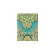 Pocket Carnet Notes Paisley ' Turquoise'