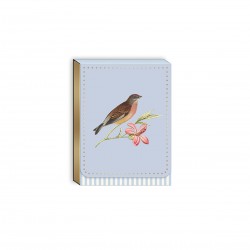 Pocket carnet de notes aimanté - Ephemeral Garden (Robin)