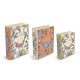 Large book box set 3 - Faith Butterfly Floral