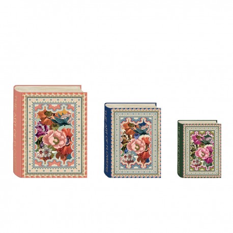 Set de 3 boîtes livres gigognes GM - The Art of flowers