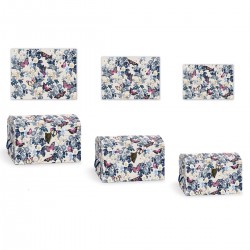 Xxl treasure chest set 3 - Butterfly Garden Blue