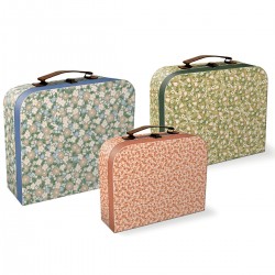 Set de 3 valises rectangulaires gigognes MM - Ditsy Floral Set