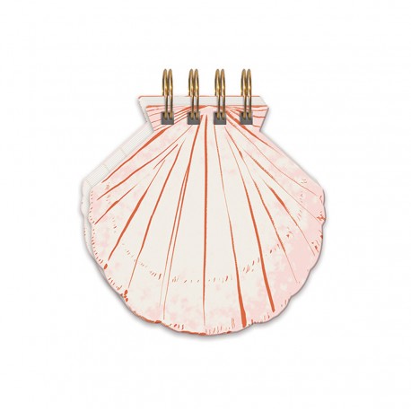 Mini spiral journal - Mediterranea (Shell)
