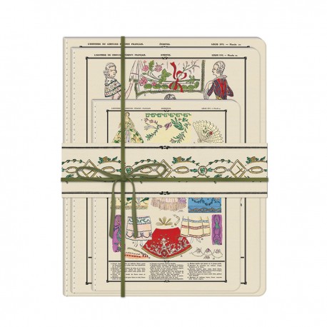 Set de 3 carnets de notes - Regalia (Costumes)