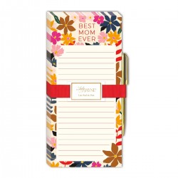 List pad with pen (floral) -Modern Mom 