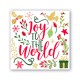 Pochette de 20 serviettes cocktail - Joy to the World