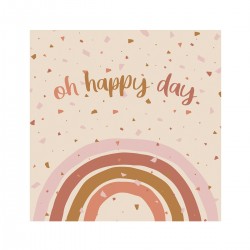 Bamboo Napkin 33x33 cm Oh Happy Day - Chic Mic