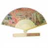 Eventail en tissu - Paris *