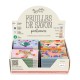 Présentoir 32 étuis de feuilles de savon - Joli Jardin