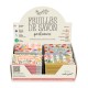 Présentoir 32 étuis de feuilles de savon - Emilie Gauvrit