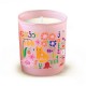 Bougie parfumée 220gr en verre rose - Enjoy