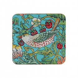 Set de 4 dessous de verre en liège - Strawberry Thief Blue