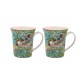 Coffret 2 mugs en porcelaine - Strawberry Thief Blue