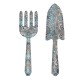 Set de 2 outils de jardinage - Strawberry Thief Blue