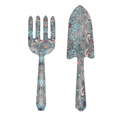 Set de 2 outils de jardinage - Strawberry Thief Blue