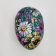 Set de 12 oeufs 12 cm en papier maché (3 assortis) - Floral Couture