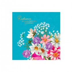 10 square notecard wallet - Radiance