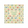 Coffret 10 cartes carrées et enveloppes - Enchanted Garden