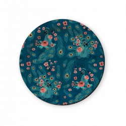 Vide poches kraft (dia. 12,5 cm) - Paon