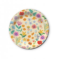 Vide poches kraft (dia. 12,5 cm) - Joli jardin