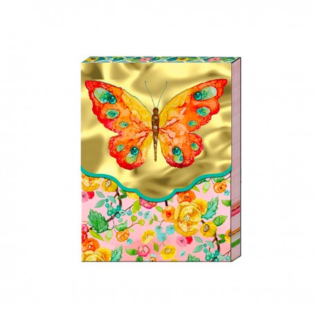 Pocket Carnet Notes 'Orange Butterfly'