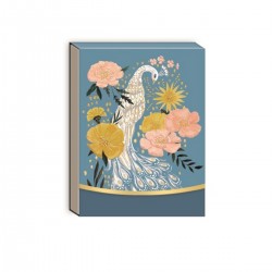 Pocket carnet de notes aimanté - Spring Garden (peacock)