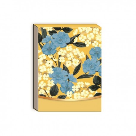 Pocket carnet de notes aimanté - Spring Garden (gold garden)