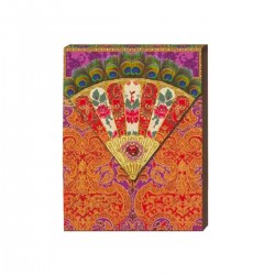 Pocket Carnet Notes 'Patchwork Eventail'