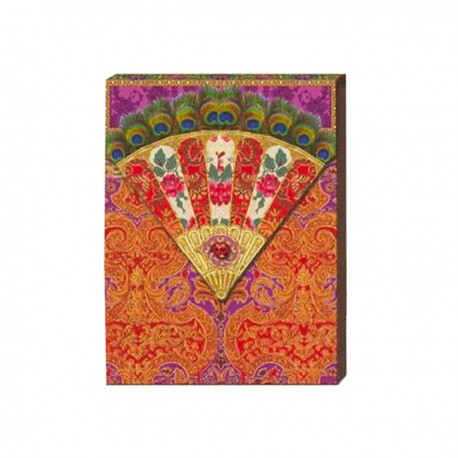 Pocket Carnet Notes 'Patchwork Eventail'