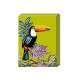 Pocket carnet de notes aimanté - Lime Toucan*