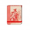 Pocket carnet de notes (élastique rouge) - Toile
