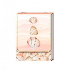 Pocket carnet de notes aimanté - Calico Shells