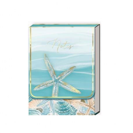 Pocket carnet de notes aimanté - Starfish