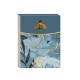 Pocket carnet de notes avec broche - Spring Garden (blue garden)