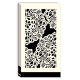 Pocket carnet notes long aimanté - Luxe Lace (cream lace)