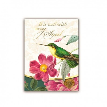 Pocket carnet de notes aimanté - "My Soul" Hummingbird