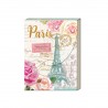 Pocket carnet de notes aimanté - Parisian roses