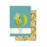 Set 2 mini journals - Monogram Floral D
