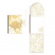 Pocket notepad (white dahlias) - Luxe Botanical
