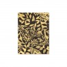 Pocket carnet de notes aimanté - Golden Botanicals (black butterfly)