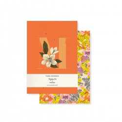 Set 2 mini journals - Monogram Floral M
