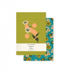 Set 2 mini journals - Monogram Floral S