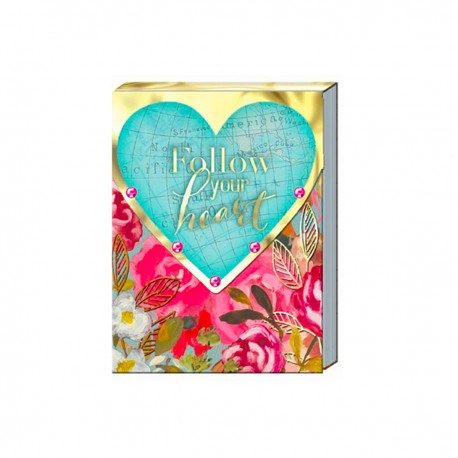 Pocket carnet de notes aimanté - Follow your Heart
