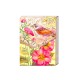 Pocket Notepad - Pink Floral Bird