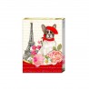 Pocket carnet de notes aimanté - Chien & Tour Eiffel