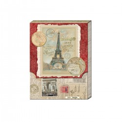 Pocket Carnet Notes 'Paris Newspaper'