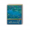 Pocket carnet de notes aimanté - Nympheas Monet