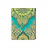 Pocket carnet de notes aimantée Paisley - Turquoise