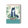 Pocket carnet de notes aimanté - Houseplant Black Cat*