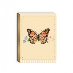 Pocket carnet de notes aimanté - Ephemeral Garden (Monarch Butterfly)